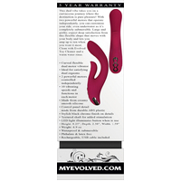 8" Red Dream Rabbit Vibrator