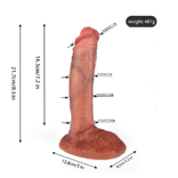 8.5" Gustav Silicone Realistic Dildo