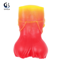 Red/Yellow Ass Stroker Breast