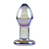 Playboy Pleasure JEWELS PLUG Clear Glass 8.5 cm Butt Plug