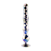 Playboy Pleasure JEWELS WAND Clear Glass 20.3 cm Dildo