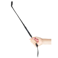 Riding Crop Black Leather