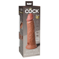 8" Vibrating Dual Density Cock