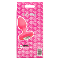 Cheeky Gems Medium Rechargeable Vibrating Probe- Pink