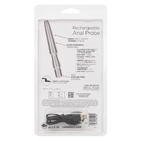 Rechargeable Anal Probe - Silver