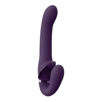 5" Satu Vibrating Strapless Strap On