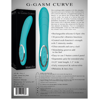 8" The G-Gasm Curve G-Spot Vibrator