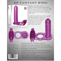 5.5" DP Fantasy Vibrating Cock Ring 