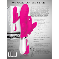 Wings Of Desire 8" Rabbit Vibrator