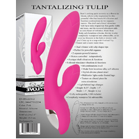 8" Tantalizing Tulip Rabbit Vibrator