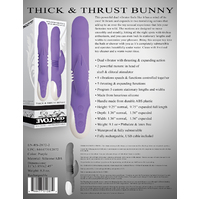 9" Thick & Thrust Rabbit Vibrator