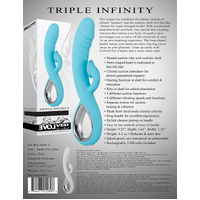  9.5" Triple Infinity Rabbit Vibrator