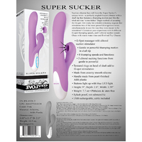 9" Super Sucker  Rabbit Vibrator