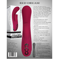 8" Red Dream Rabbit Vibrator