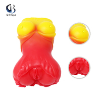 Red/Yellow Ass Stroker Breast