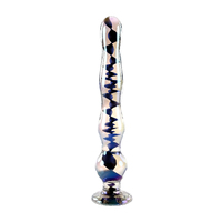 Playboy Pleasure JEWELS WAND Clear Glass 20.3 cm Dildo