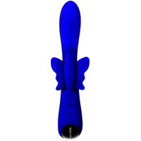 8"  Slim Butterfly  Rabbit Vibrator