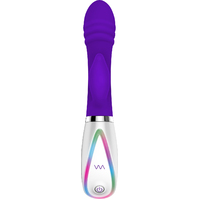 8"  Disco Triple Play Rabbit Vibrator