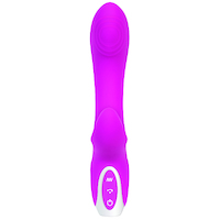 8" Love Button Rabbit Vibrator