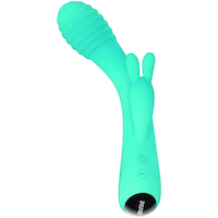 8" Aqua Bunny  Rabbit Vibrator