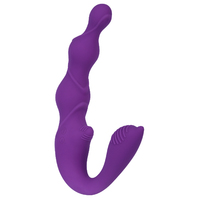 6" Vibrating Strapless Strap On