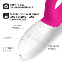 8" Ina Wave Rabbit Vibrator