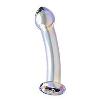 Playboy Pleasure JEWELS KING Clear Glass 16.3 cm Dildo