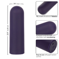 Turbo Buzz Rounded Mini Bullet - Purple