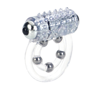 Maximum Beaded Vibrating Cock Ring