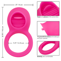 Teasing Tongue Vibrating Cock Ring