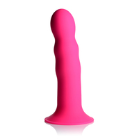 7" Squeezable Wavy Dildo