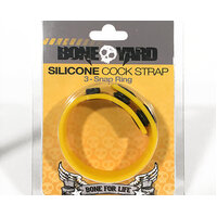 Silicone 3 Snap Cock Ring