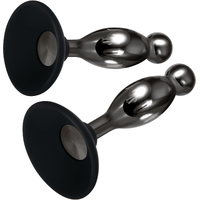 Joy Sticks Metal Butt Plugs x2