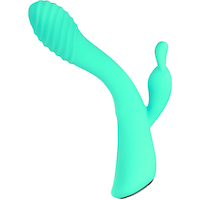 8" Aqua Bunny  Rabbit Vibrator