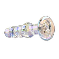 Playboy Pleasure JEWELS BEADS Clear Glass 12 cm Anal Beads