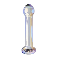 Playboy Pleasure JEWELS KING Clear Glass 16.3 cm Dildo