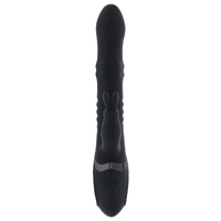 Playboy Pleasure BIG BUNNY ENERGY Black 26.2 cm USB Rechargeable Rabbit Vibrator with Anal Beads