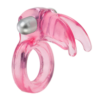 Triple Flicker Vibrating Cock Ring