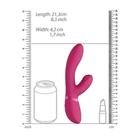 8" Kyra Pulsing Rabbit Vibrator