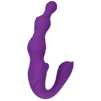 6" Vibrating Strapless Strap On