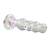 Playboy Pleasure JEWELS BEADS Clear Glass 12 cm Anal Beads