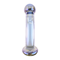 Playboy Pleasure JEWELS KING Clear Glass 16.3 cm Dildo