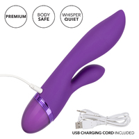 8" Aura Dual Lover Rabbit Vibrator