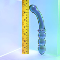 Galaxy Glass Wand Double Dildo