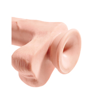 12" Realistic 3D Cock + Balls