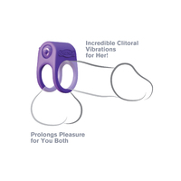 Silicone Duo Vibrating Cock Ring