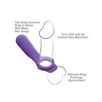 Ride N Glide Vibrating Cock Ring