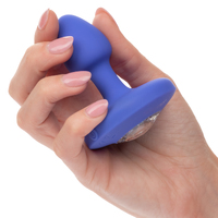 Cheeky Gems Small Rechargeable Vibrating Probe - Blue