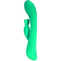 8" Aqua Bunny  Rabbit Vibrator