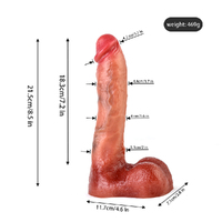 8.5" Cicero Silicone Realistic Dildo